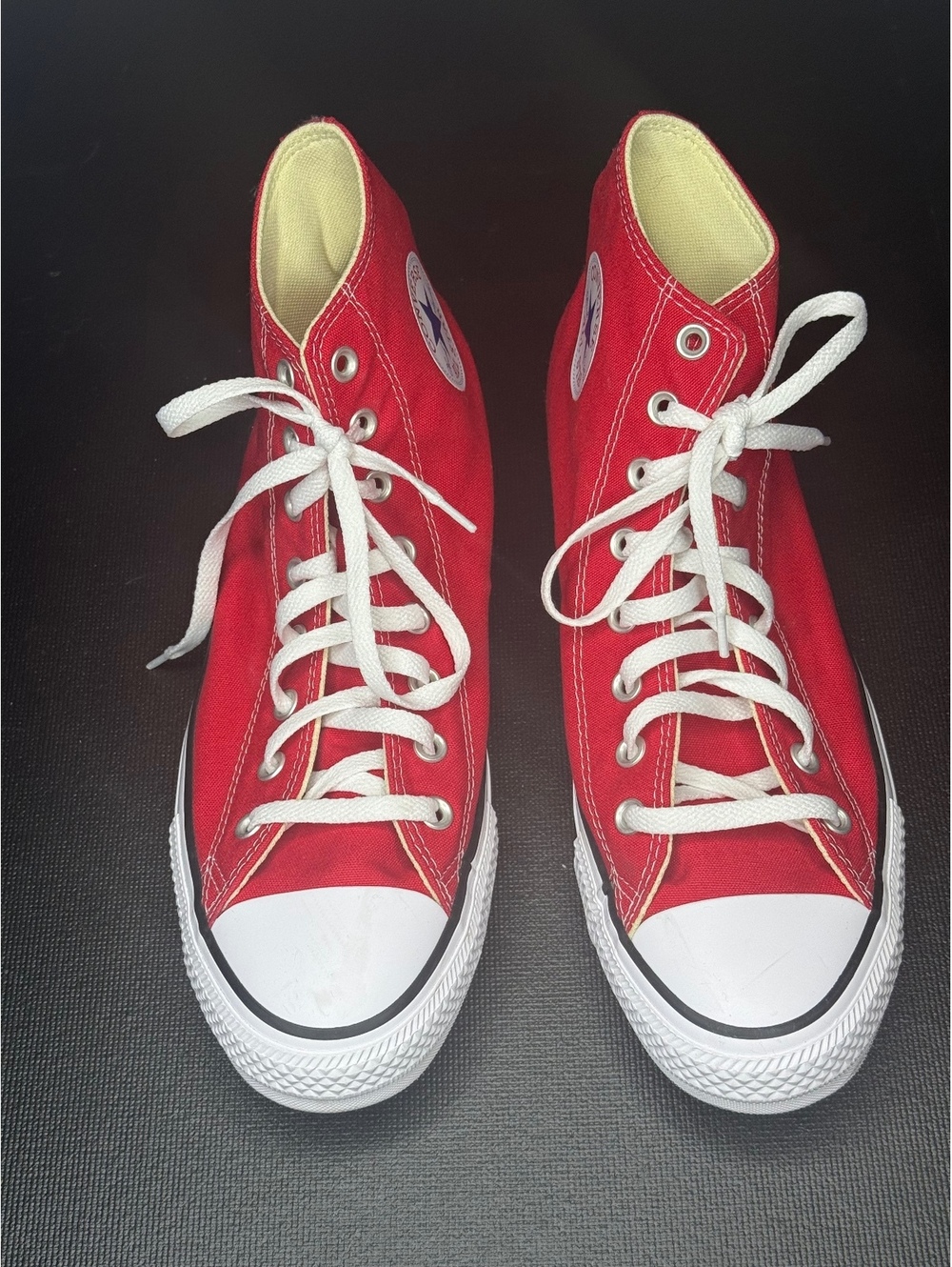 Converse Chuck Taylor All Star Red High Top Sneakers Size 8